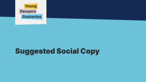 Suggested social copy