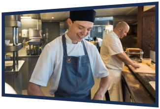 Person working in a bakery